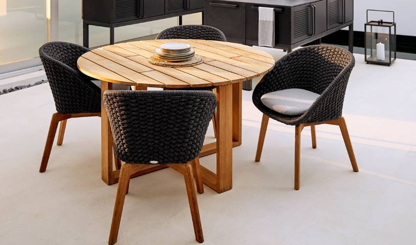 Cane Wicker Dining Chairs
