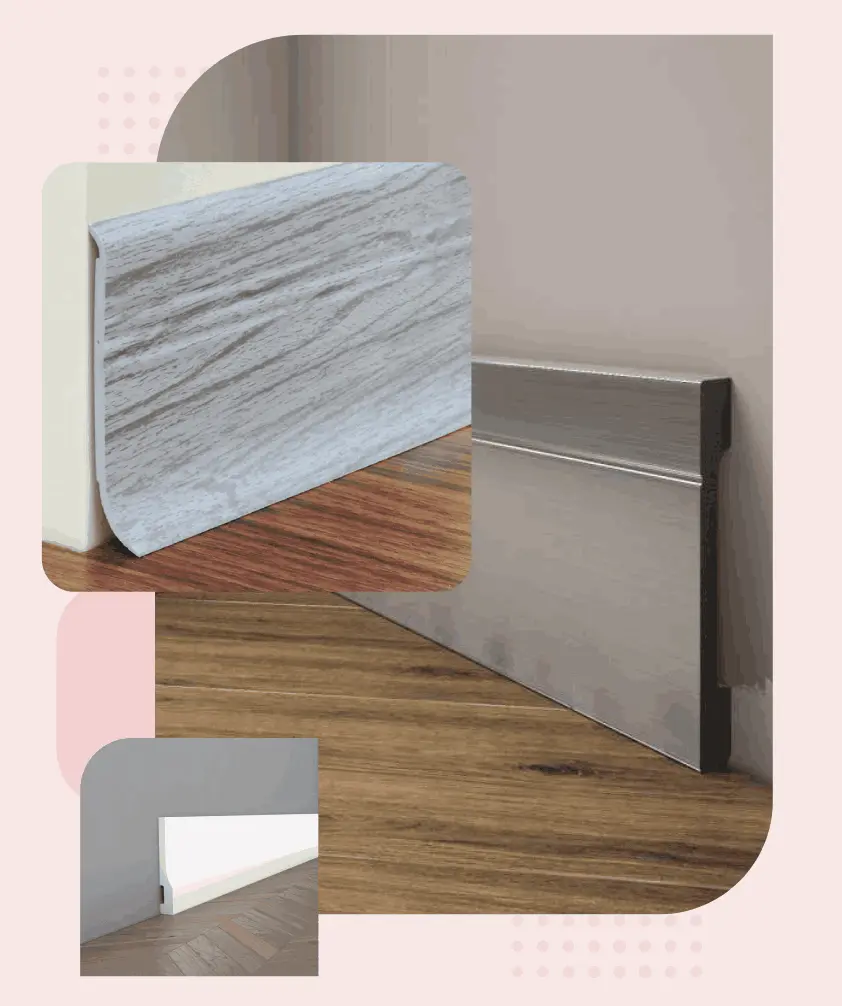 Silver Colored Skirting
