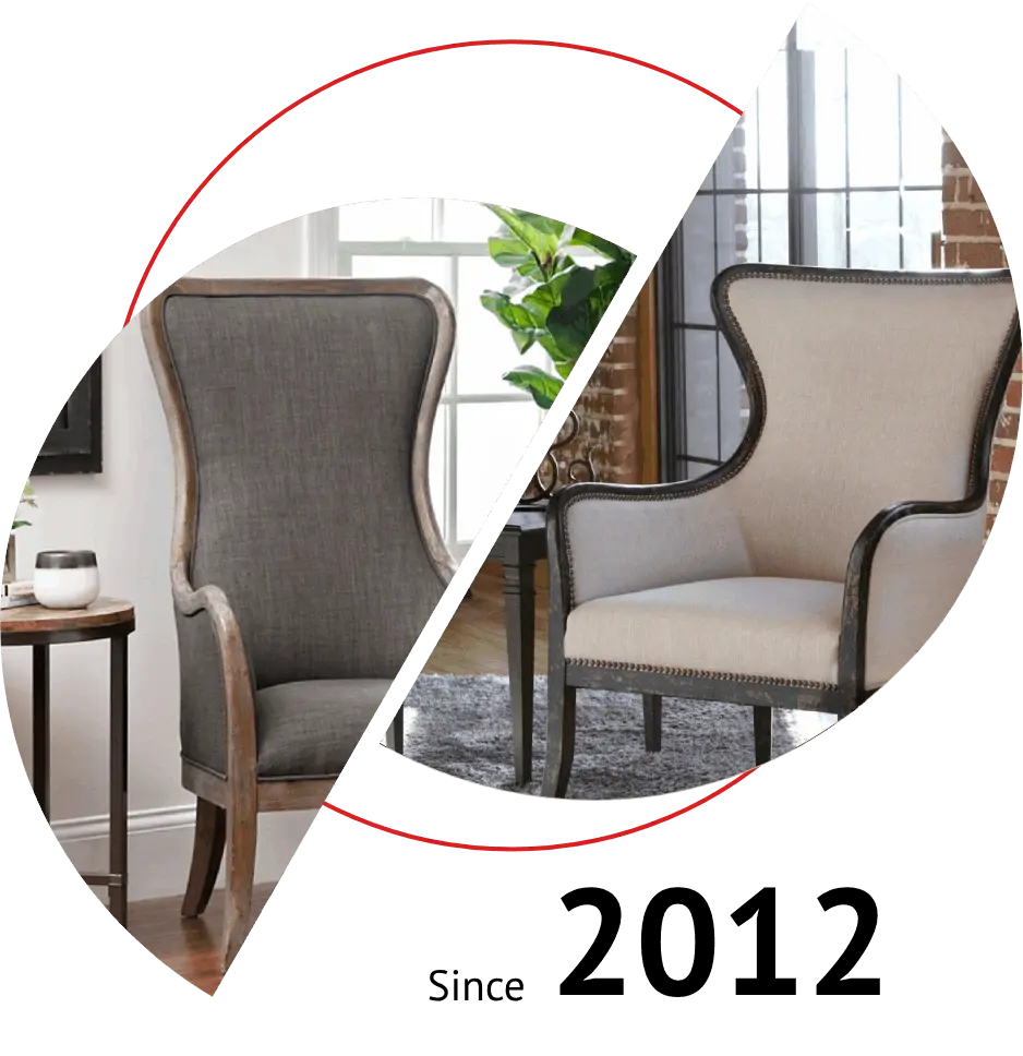 Uttermost Sandy Wingback Chairs
