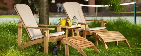 Solid Teak Adirondack Chairs