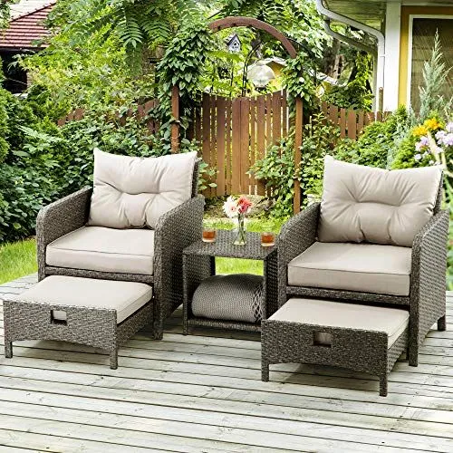 Wicker Patio Outdoor Chairs