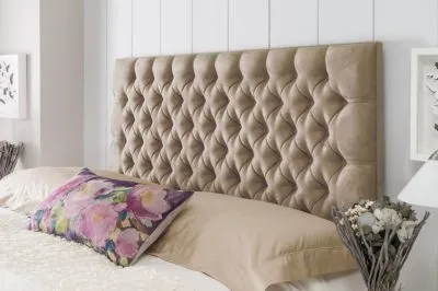 Velvet Upholstered Headboard