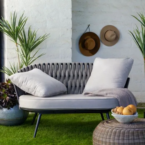 Outdoor single seater sofa upholstery