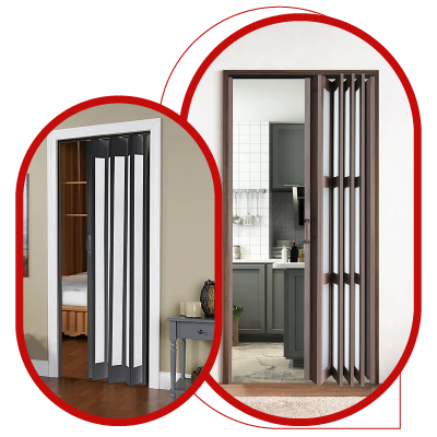 pvc folding door