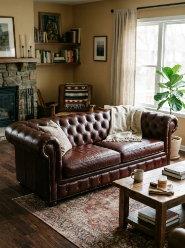 Leather Couch Restoration
