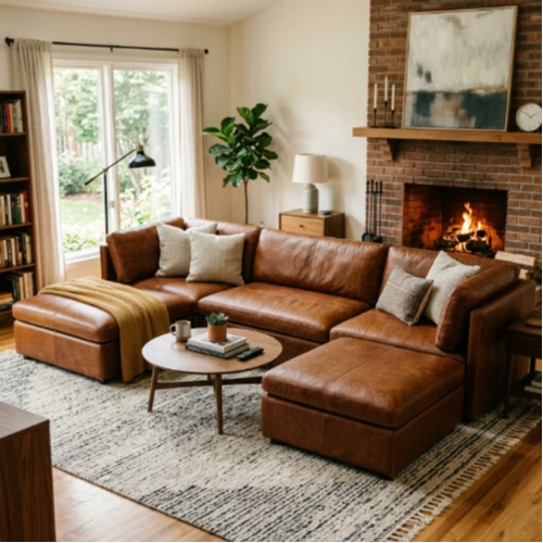 Leather Modular Couches
