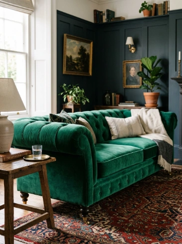 Velvet Sofa Upholstery